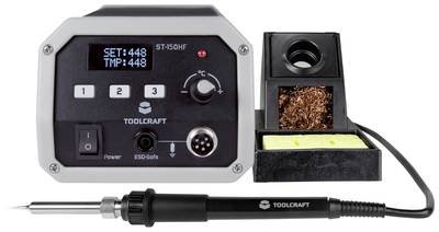 TOOLCRAFT ST-150 HF Hochfrequenz-Lötstation digital 150 W 50 - 480 °C inkl. Lötspitze
