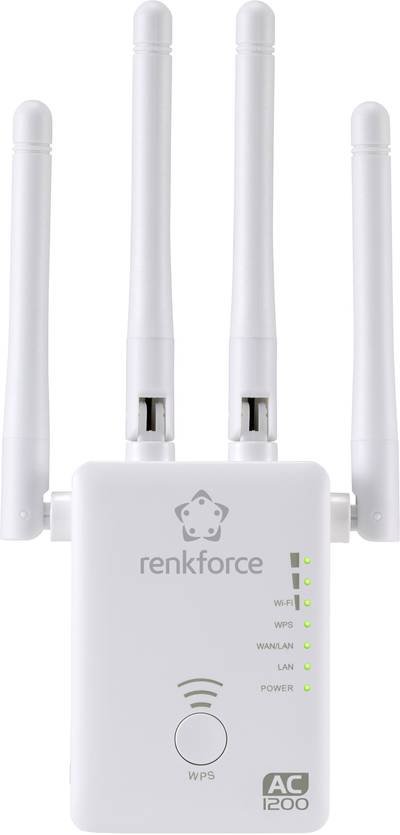 Renkforce WLAN Repeater WS-WN575A3 Dual Band AC1200 RF-3804172