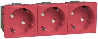 PEHA by Honeywell 1fach Einsatz Steckdose Rot 518011 1 St.