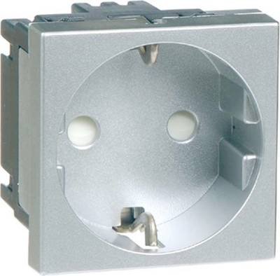 PEHA by Honeywell 1fach Einsatz Steckdose Aluminium 516111 1 St.