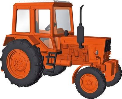 Busch 51300 H0 Landwirtschafts Modell Belarus MTS-80