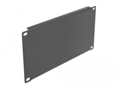 Delock 66662 10 Zoll Netzwerkschrank-Blindabdeckung Schwarz