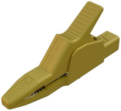 Hirschmann Test & Measurement AK 2 B 2540 I ge Sicherheits-Abgreifklemme Steckanschluss 4 mm CAT II 1000 V Gelb
