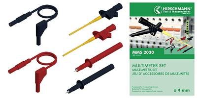 Hirschmann Test & Measurement MMS 2030 Sicherheits-Messleitungs-Set Lamellenstecker 4 mm Lamellenstecker 4 mm 1.00 m Sch