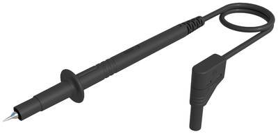 Hirschmann Test & Measurement PL 2600 SIL S WS Sicherheits-Messleitung Lamellenstecker 4 mm Prüfspitze 1.00 m Schwarz 1
