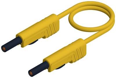 Hirschmann Test & Measurement MLB 50/1 V ge Messleitung Lamellenstecker 4 mm Lamellenstecker 4 mm 0.50 m Gelb 1 St.