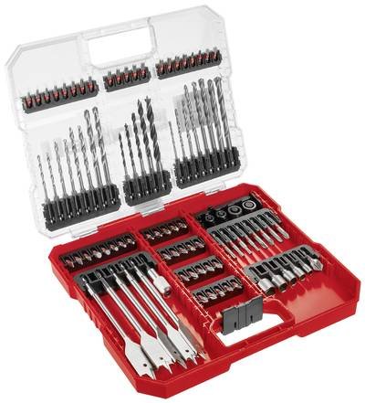 Einhell 108788 95teilig Bohrer- und Bit-Sortiment