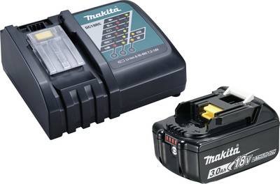 Makita 191A24-4 Makita 191A24-4, Akku, Makita, Schwarz, Blau, 2 Stück(e) Werkzeug-Akku und Ladegerät 18 V 3.0 Ah Li-Ion