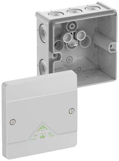 Spelsberg 80440001 Abzweigkasten (L x B x H) 102 x 102 x 57 mm Grau IP66 1 St.