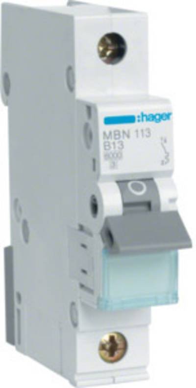 Hager MBN113 MBN113 Leitungsschutzschalter 1polig 13 A