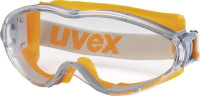 uvex ULTRASONIC 9302245 Vollsichtbrille inkl. UV-Schutz Orange, Grau EN 166-1, EN 170 DIN 166-1, DIN 170