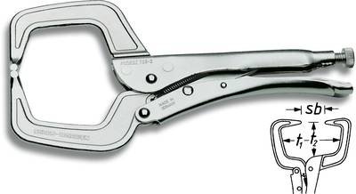 Hazet 758-2 Klammer-Gripzange 0 - 90 mm 280 mm