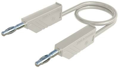 Hirschmann Test & Measurement MLN 200/2,5 WS Messleitung Lamellenstecker 4 mm Lamellenstecker 4 mm 2.00 m Weiß 1 St.
