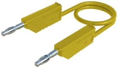 Hirschmann Test & Measurement MLN 200/2,5 GE Messleitung Lamellenstecker 4 mm Lamellenstecker 4 mm 2.00 m Gelb 1 St.
