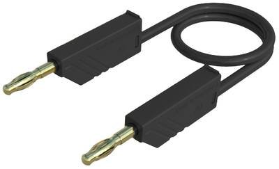 Hirschmann Test & Measurement MLN 50/2,5 SW Messleitung Lamellenstecker 4 mm Lamellenstecker 4 mm 0.50 m Schwarz 1 St.