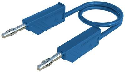 Hirschmann Test & Measurement MLN 25/2,5 BL Messleitung Lamellenstecker 4 mm Lamellenstecker 4 mm 25.00 cm Blau 1 St.