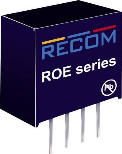 RECOM ROE-0505S DC/DC-Wandler, Print 5 V/DC 5 V/DC 200 mA 1 W Anzahl Ausgänge: 1 x Inhalt 1 St.