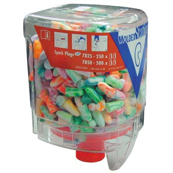 Tapones auditivos de poliuretano desechables con dispensador mod. 7825 - Rationalstock.es