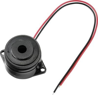 TRU COMPONENTS TC-9202120 Piezo-Signalgeber Geräusch-Entwicklung: 75 dB Spannung: 12 V/DC Dauerton 1 St.
