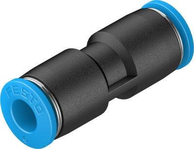 FESTO Gerade-Verbinder 130687 QS-6-100 Rohr-Ø: 6 mm 1 St.