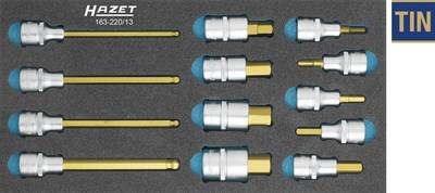 Hazet Steckschlüssel-Bit-Einsatz-Set 1/2" (12.5 mm) 13teilig 163-220/13