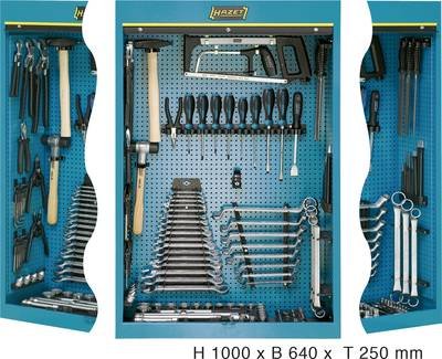 Hazet 111/116 Werkzeugset Handwerker mit Werkzeugschrank 116teilig