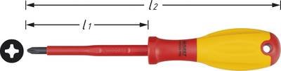 Hazet 810VDE-PH3 Elektriker Kreuzschlitz-Schraubendreher PH 3 Klingenlänge: 150 mm