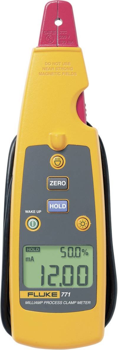 Fluke 771+2AC Stromzange, Hand-Multimeter digital CAT II 300 V Anzeige (Counts): 1200