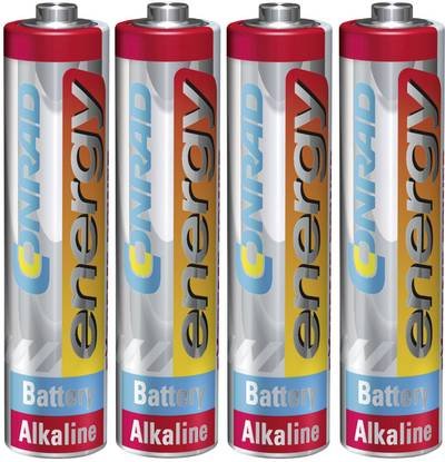Conrad energy Extreme Power LR03 Micro (AAA)-Batterie Alkali-Mangan 1.5 V 4 St.