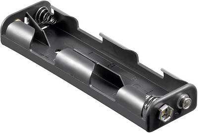 Goobay 11985 Batteriehalter 4x Mignon (AA) Druckknopfanschluss (L x B x H) 109 x 32 x 16.2 mm