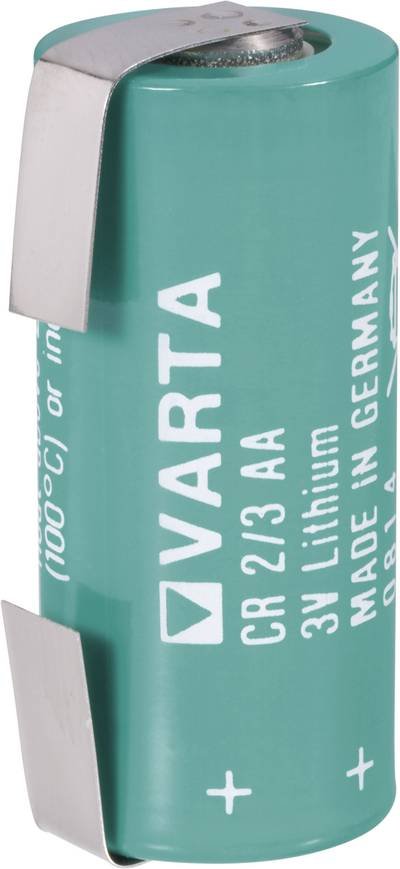 Varta CR2/3 LF Spezial-Batterie CR 2/3 AA LF U-Lötfahne Lithium 3 V 1350 mAh 1 St.