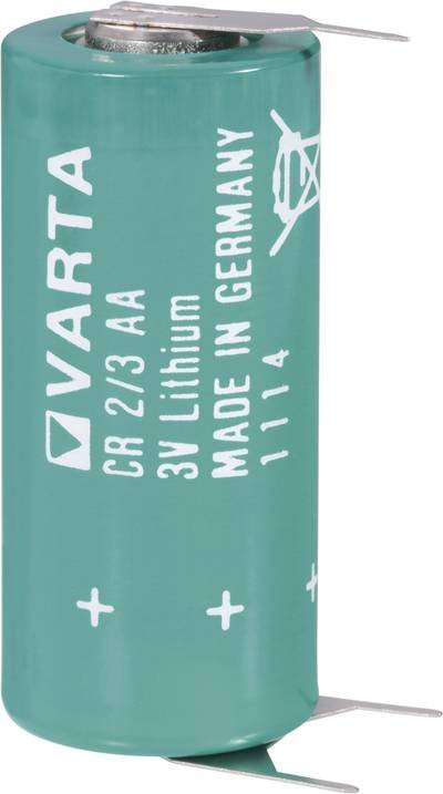 Varta CR2/3 AA SLF Spezial-Batterie CR 2/3 AA SLF U-Lötpins Lithium 3 V 1350 mAh 1 St.