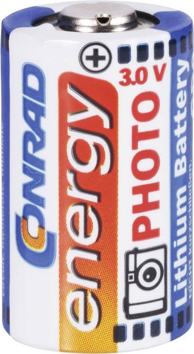 Conrad energy CR2 Fotobatterie CR 2 Lithium 800 mAh 3 V 1 St.