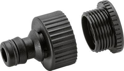 Kärcher Home & Garden 2.645-006.0 Kärcher - Hahnverbinder - 48 mm Kunststoff Hahnanschluss Steckkupplung, 24,2 mm (3/4")