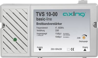 Axing TVS 10 Mehrbereichsverstärker BK, DVB-T 22 dB