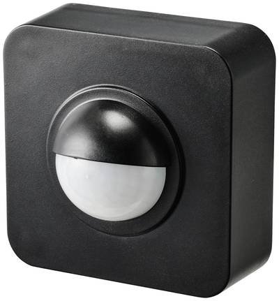 Sygonix SY-5046552 Aufputz PIR-Bewegungsmelder 120 ° Schwarz IP65