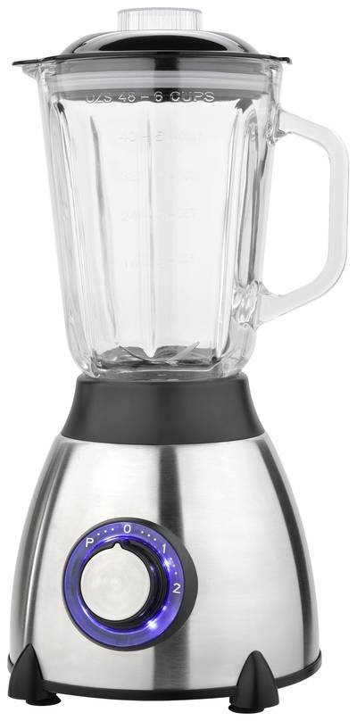 Silva Homeline SM 5050 Standmixer 550 W Edelstahl, Schwarz