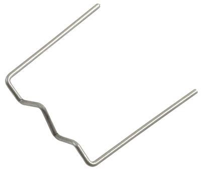 KS Tools 150.1062 Reparaturklammer U-Form, legierter Stahl, Ø 0,6 mm, 50 Stück