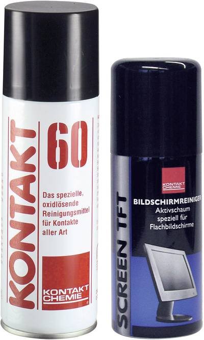 Kontakt Chemie KONTAKT 60 70009 + 80715-AI Kontaktreiniger inkl. TFT-Reiniger 100 ml 1 Set