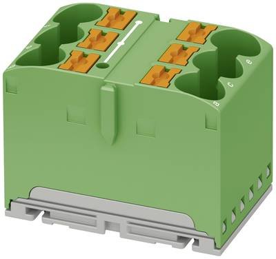Phoenix Contact 1082391 Verteilerblock Push-Lock-Anschluss Grün 1 St.