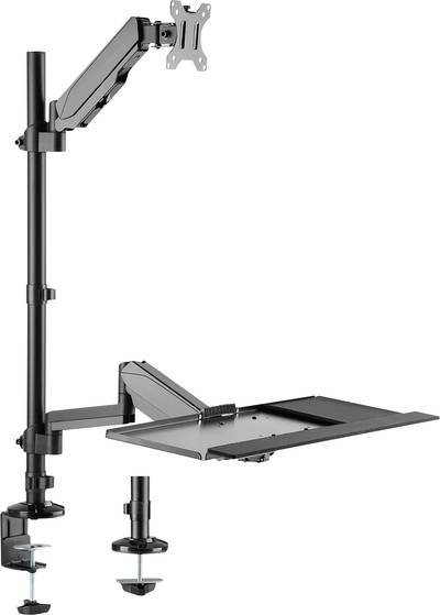 My Wall Monitor-Tischhalterung HL63L 1 Display(s) 43,2 cm (17") - 81,3 cm (32") Schwarz Höhenverstellbar, Neigbar, Schwe