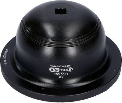 KS Tools 100.5081 Aluminium-Radnabenschleifer ohne Reinigungsscheibe, 150 mm