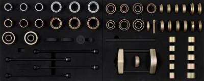 KS Tools 440.9087 MODULO Systemeinlagen-Satz für Silentlager, 87-tlg
