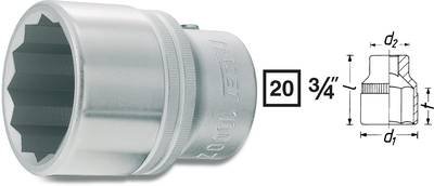 Hazet 1000AZ-2 1000AZ-2 Außen-Sechskant Steckschlüsseleinsatz 2" 3/4" (20 mm)