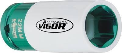 Vigor V2475 Außen-Sechskant Kraft-Steckschlüsseleinsatz 22 mm 1/2" (12.5 mm)