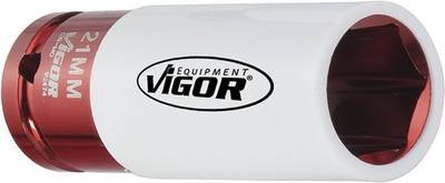 Vigor V2474 Außen-Sechskant Kraft-Steckschlüsseleinsatz 21 mm 1/2" (12.5 mm)