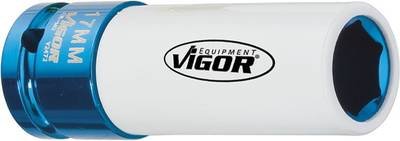 Vigor V2472 Außen-Sechskant Kraft-Steckschlüsseleinsatz 17 mm 1/2" (12.5 mm)