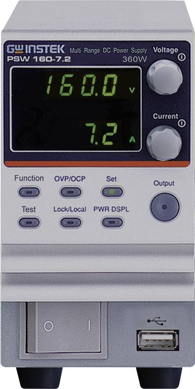 GW Instek PSW160-7.2 Labornetzgerät, einstellbar 0 - 16 V/DC 0 - 7.2 A 360 W Anzahl Ausgänge 1 x