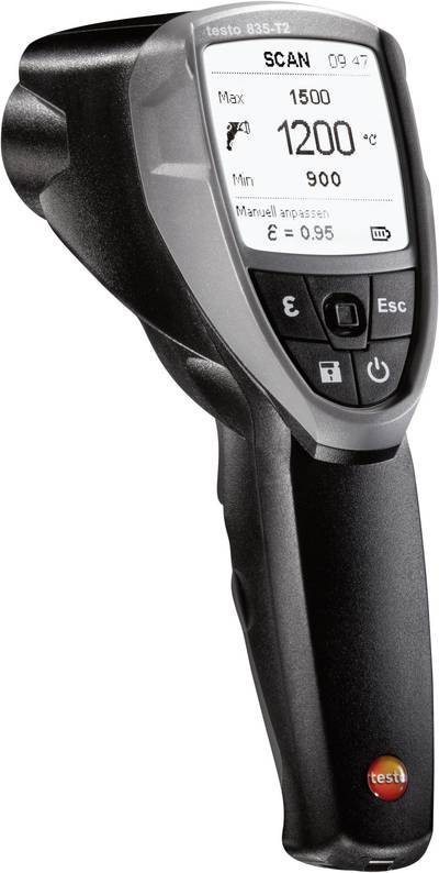 testo 835-T2 Infrarot-Thermometer Optik 50:1 -10 - +1500 °C Kontaktmessung