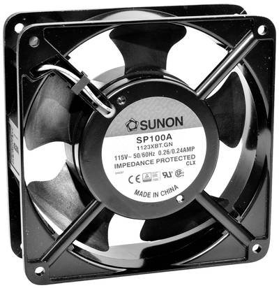 Sunon SP100A-1123XST.GN Axiallüfter 115 V/AC 161.4 m³/h (L x B x H) 38 x 120 x 120 mm